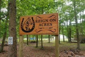 Entrance Horse Ranch Sign