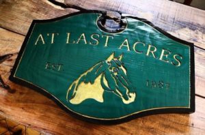 Horse Ranch Stable Signs