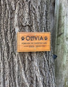 Custom Wood Pet Memory Sign