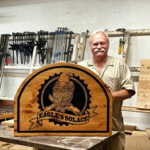 Arched Sign with Cottage Name