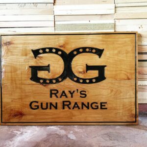 Large Ranch Branded Sign
