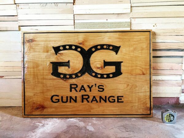 Large Ranch Branded Sign
