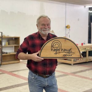 Arched Sign with Retreat Name