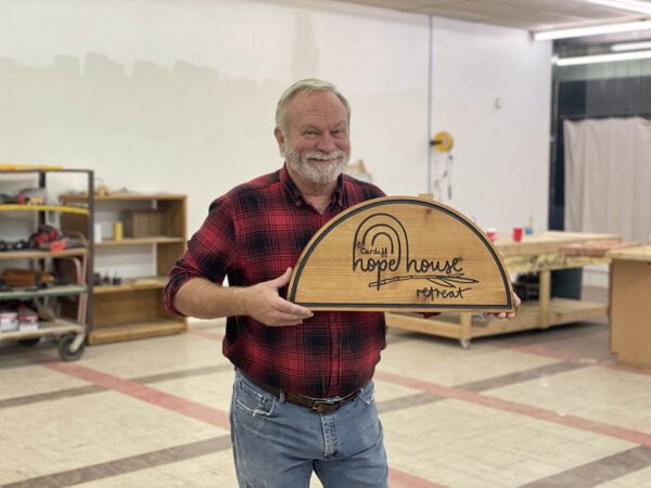 Arched Sign with Retreat Name