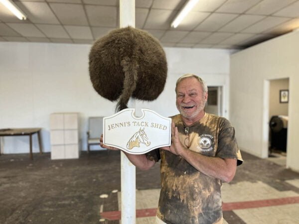 Full Color Tack Shed Sign