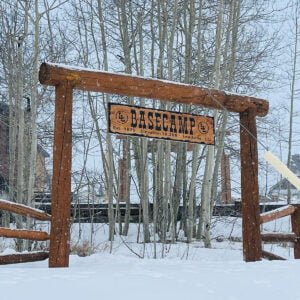Large Hanging Ranch Sign