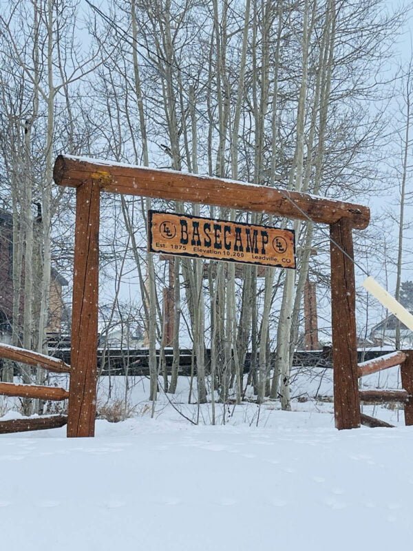 Large Hanging Ranch Sign