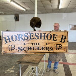 Large Ranch Sign with Family Name