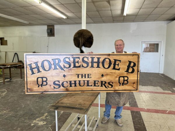 Large Ranch Sign with Family Name