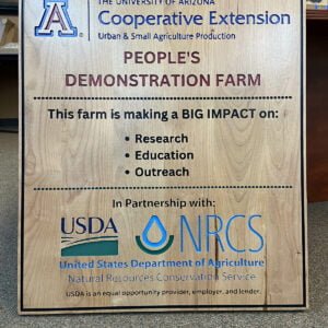 Outdoor Dedication Sign