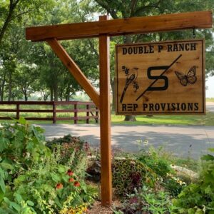 Ranch Logo Sign with Wildlife Imagery